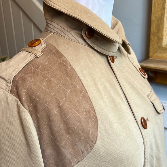 Ralph Lauren Blue Lable Iconic Country Style Cotton Twill Field Jacket in Beige - Picture 10 of 15